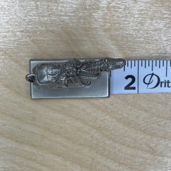 Vintage 1993 Ral Partha Pewter Mounted Medieval Lady with Gold Crown RF3015 - Picture 7 of 8